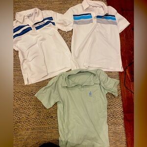3 youth golf shirts sz small & medium Travis Matthew & Johnnie-O